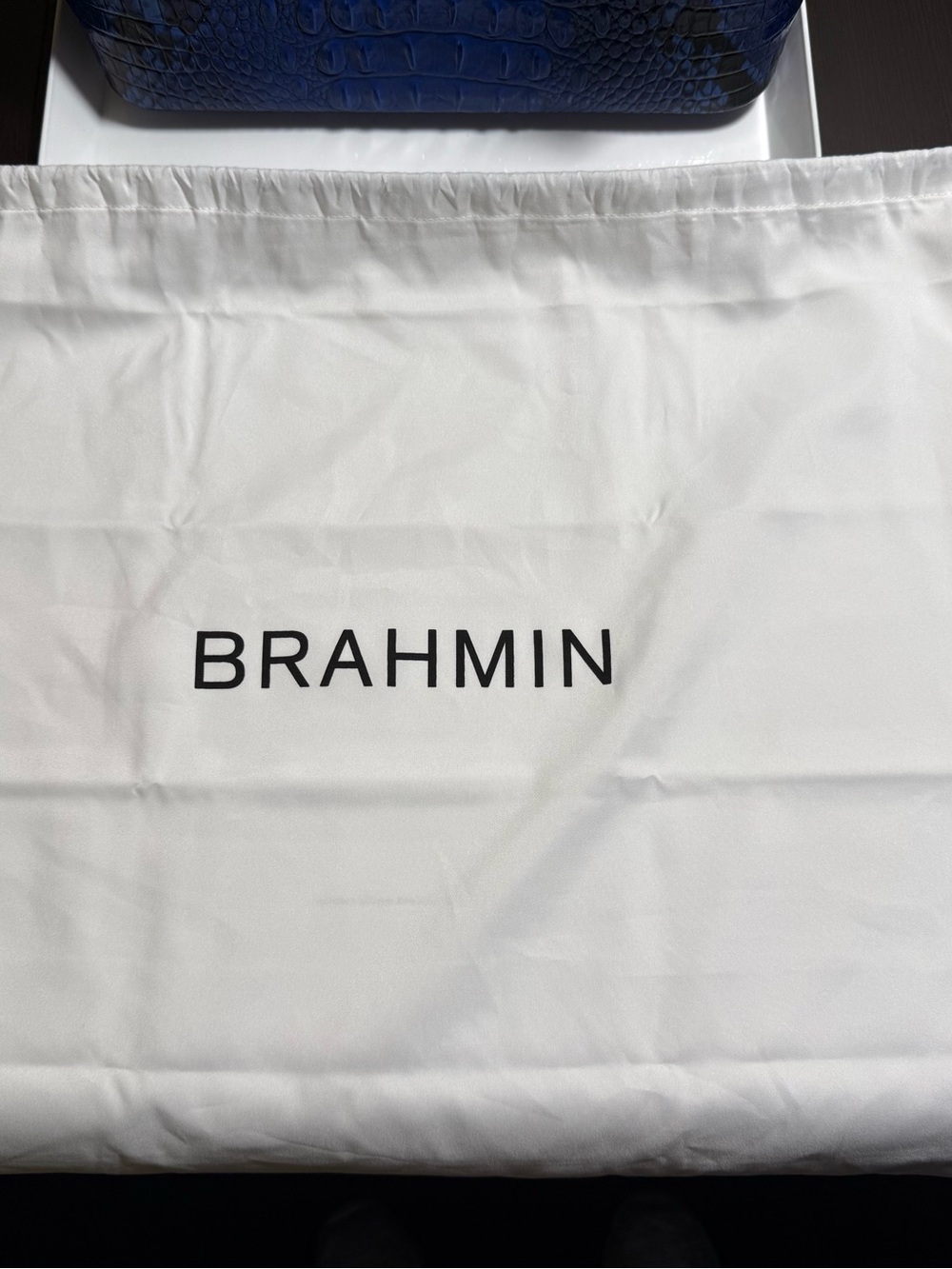 Brahmin Medium Asher Blue Viper Ombre Melbourne Genuine Leather NWT - Picture 3 of 16